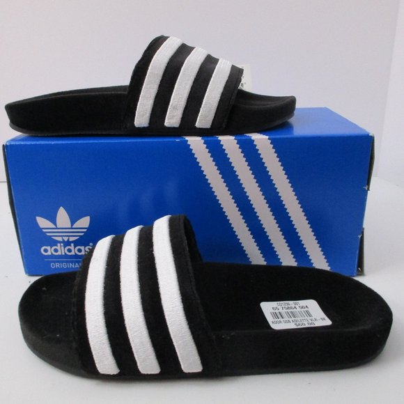 adidas slides youth size 4
